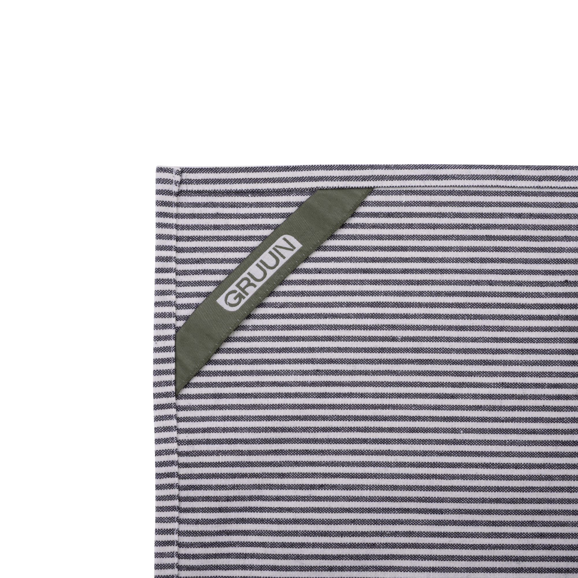 Gruun Theedoeken Set van 3 Zwart