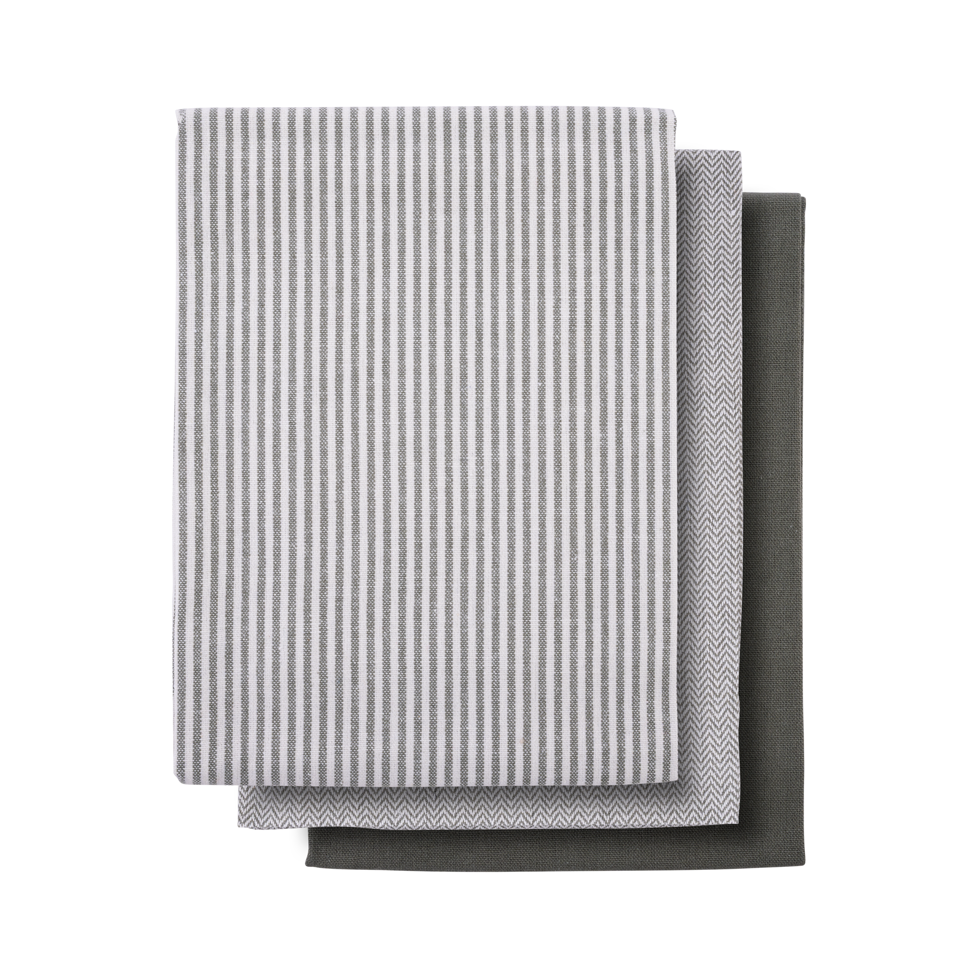 Gruun Theedoeken Set van 3 Groen