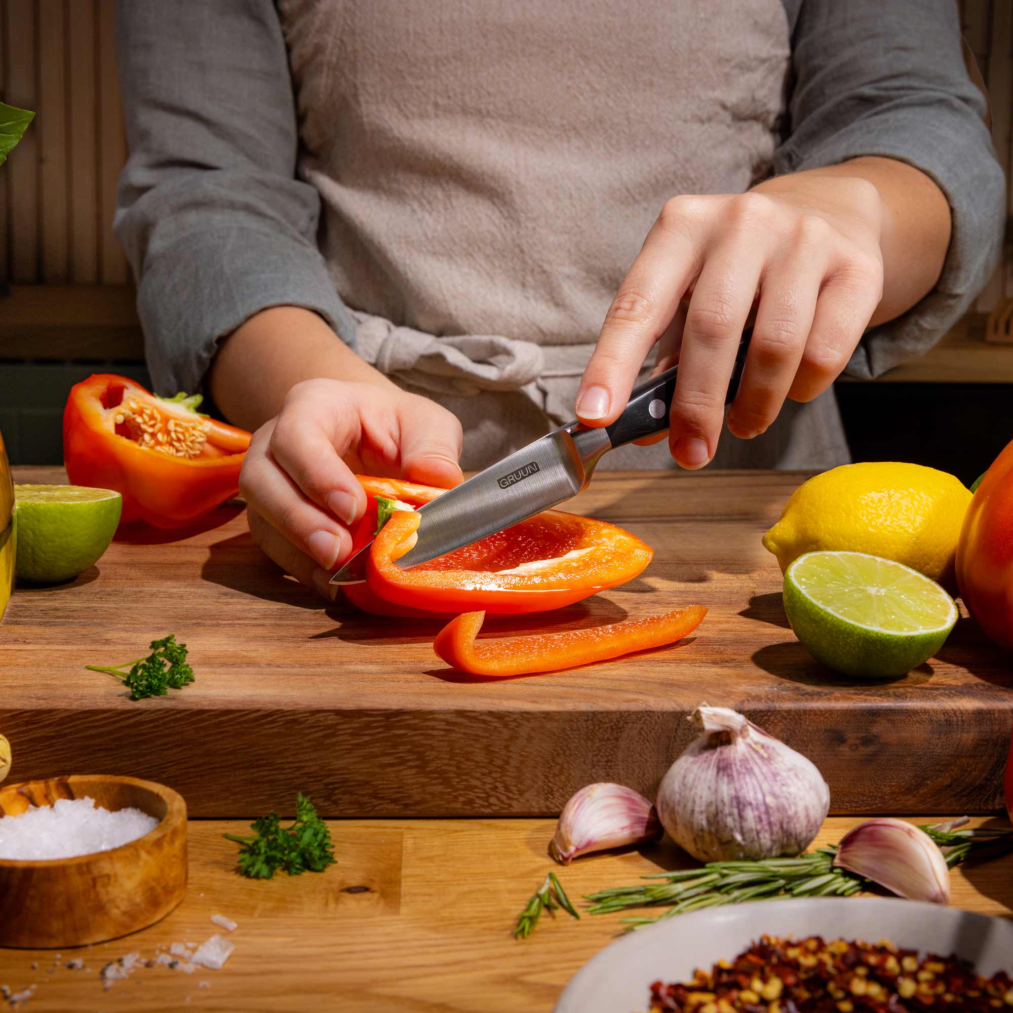 Gruun Gemüse- + Schälmesser