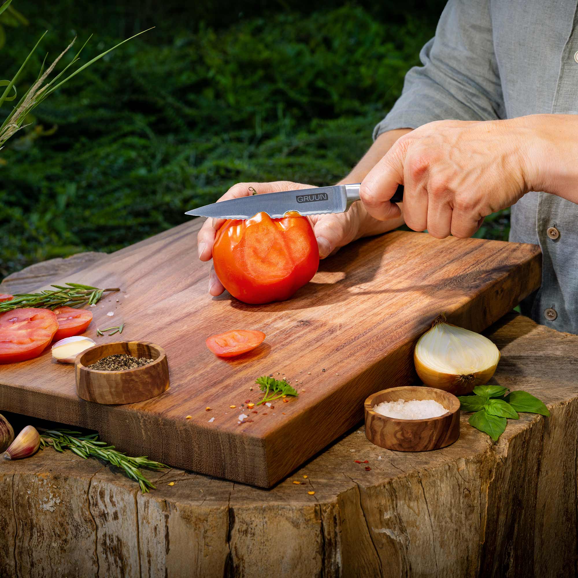 Gruun Wellenschliff Universalmesser 12,7 cm