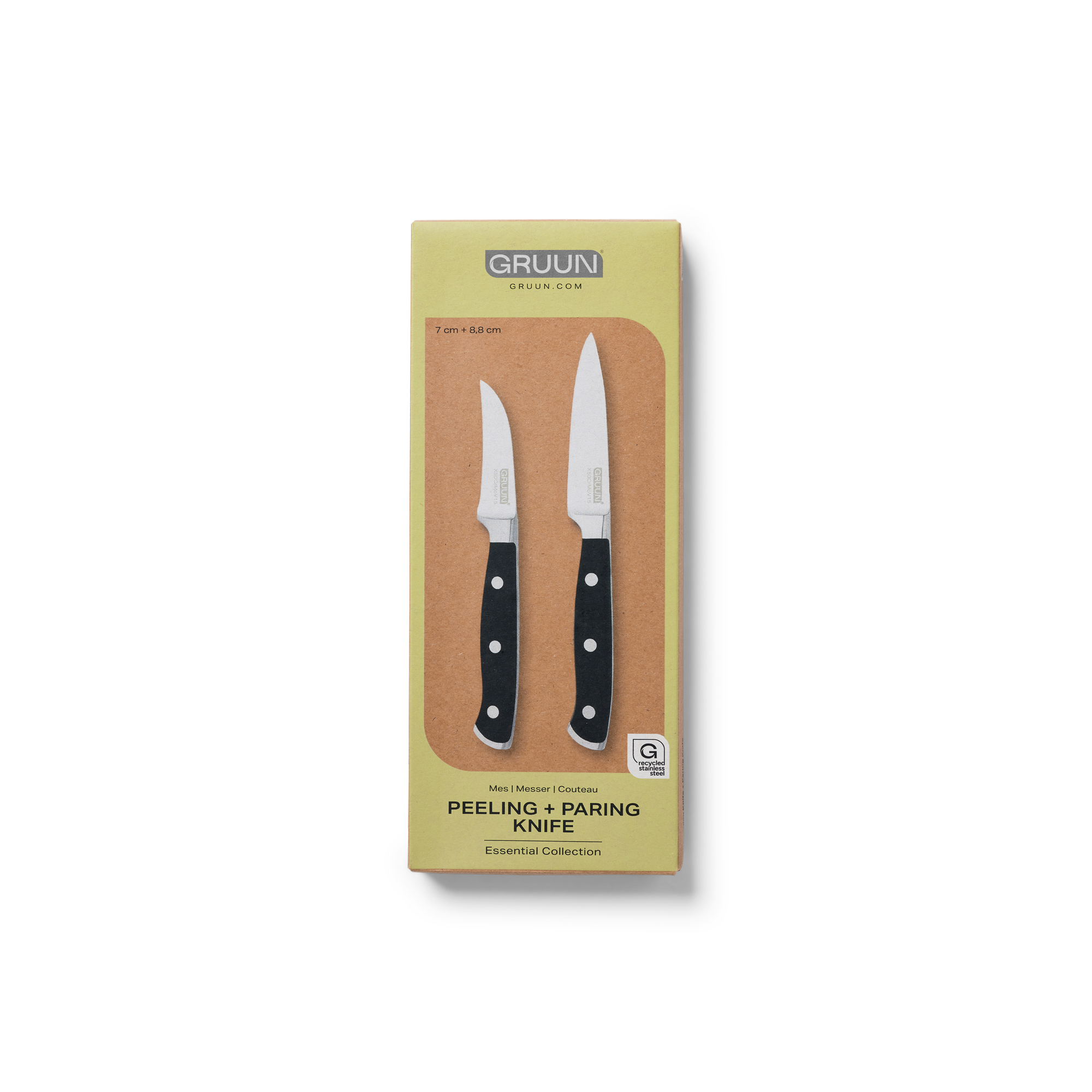 Gruun Peeling + Paring Knife