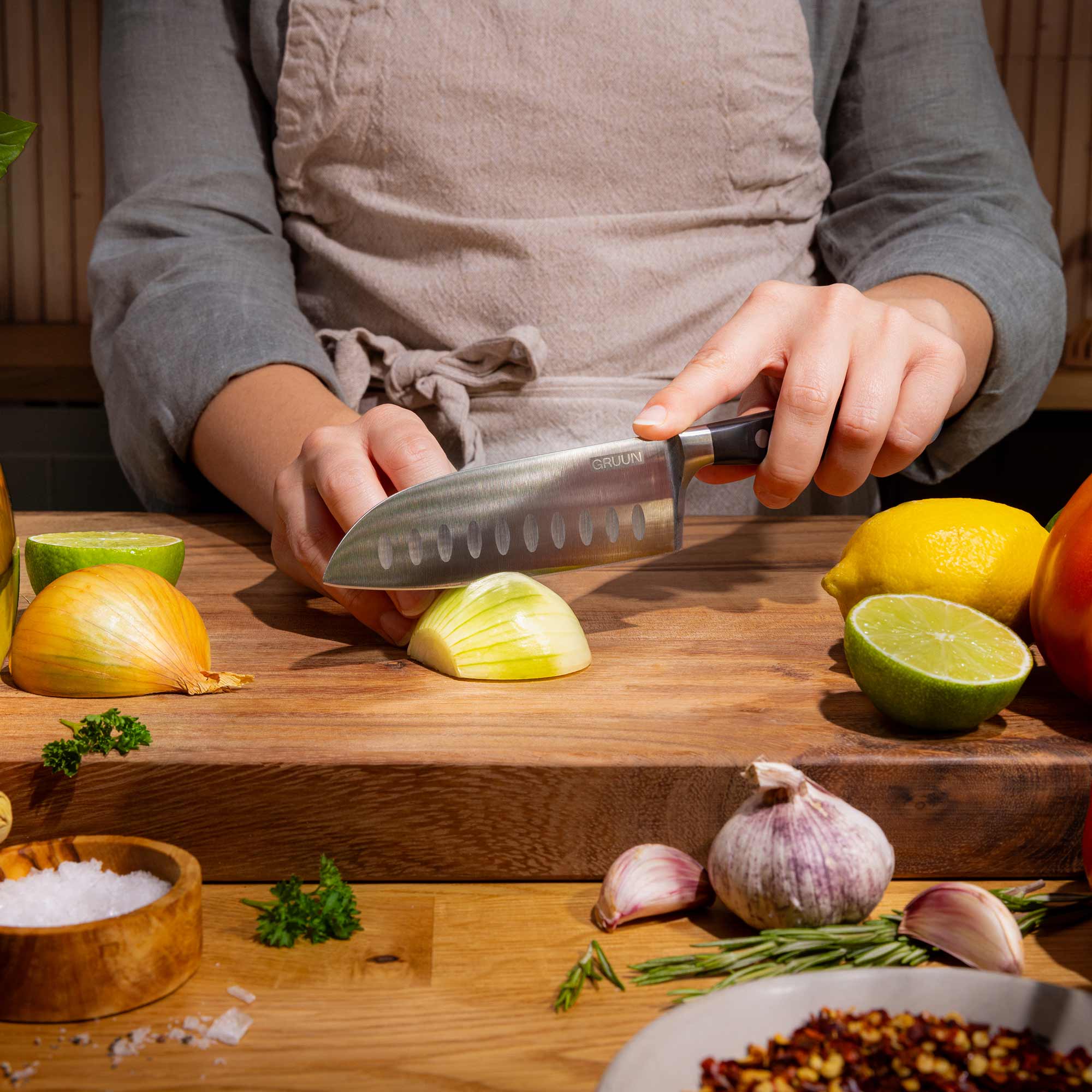 Gruun Santokumesser 12,7 cm